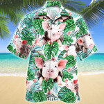 Pig Tropical Plant Hawaii Shirt - 1
