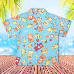 Taco Bell Kids Hawaiian Shirt Child Hawaiian Outfit For Boys Button Up Aloha Shirt - 1