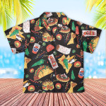 Taco Bell Kids Hawaiian Shirt Taco Pepsi Aloha Shirt Children Boys Hawaiian Outfit - 1