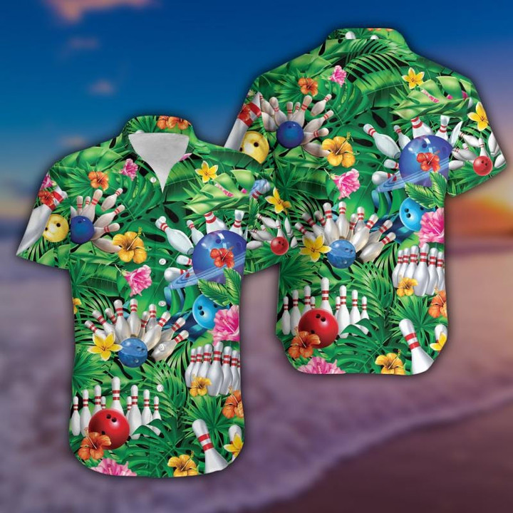 Awesome Bowling Green Tropical Unisex Hawaiian Aloha Shirts - 1