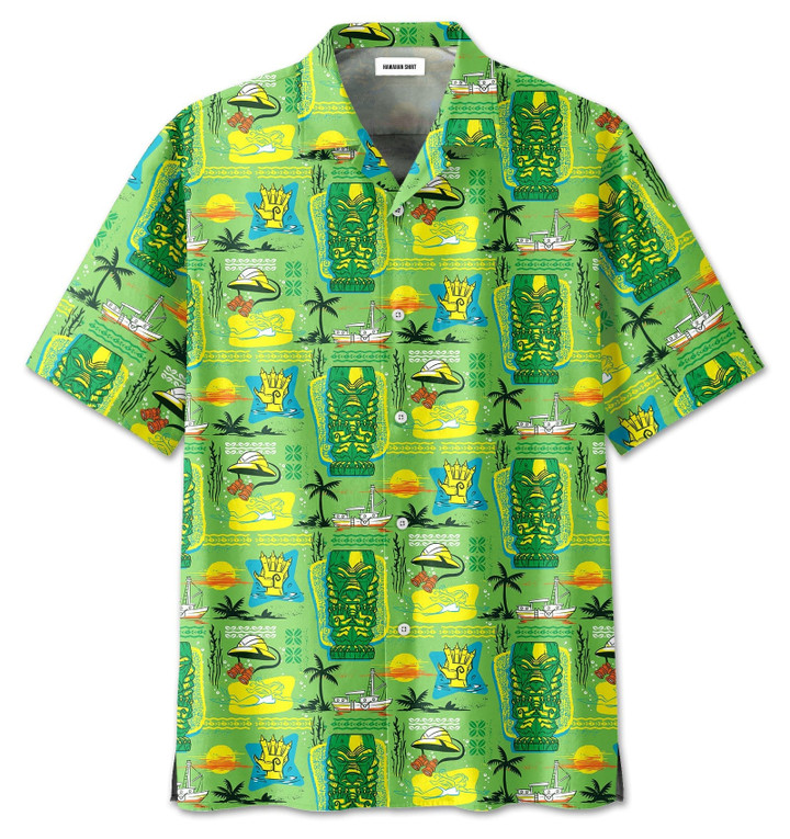 Amazing Tiki Tiki Expeditions Unisex Hawaiian Aloha Shirts 2621DH - 1
