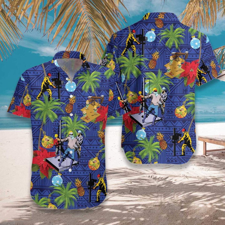 Oil Field Life  Hawaiian Shirt  Unisex  Adult  HW5579 - 1
