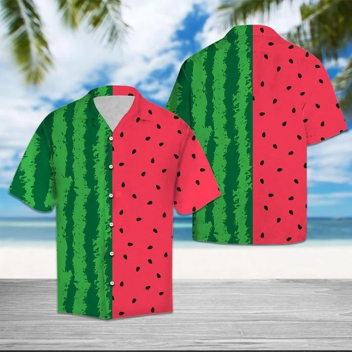 Watermelon Tropical Hawaiian Shirt  Unisex  Adult  HW5778 - 1