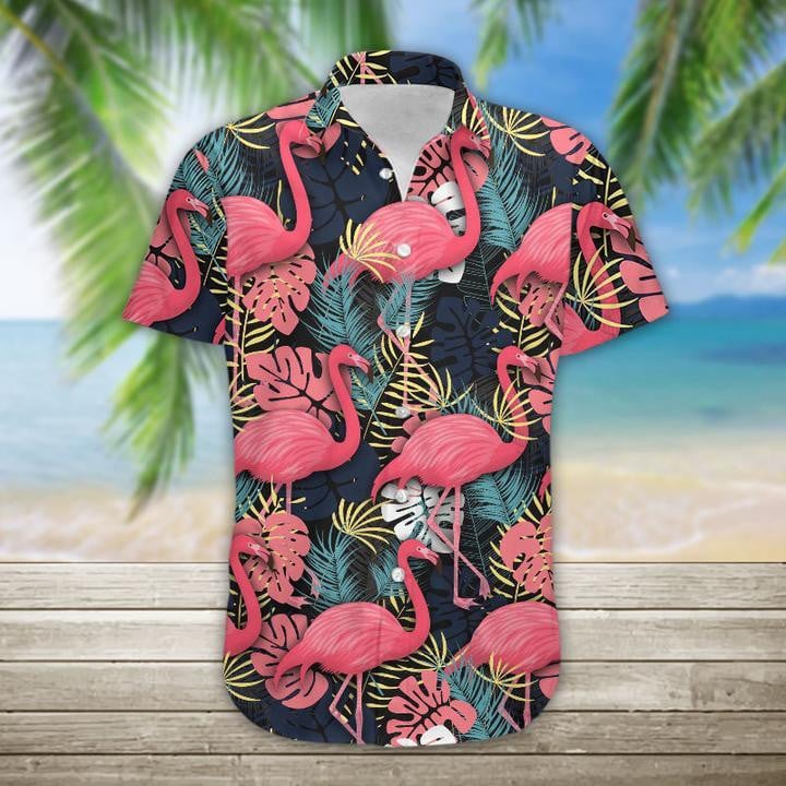 Flamingo Hawaiian Shirt  Hawaiian Shirt For Men  Hawaiian Shirt For Women  HW1203 - 1