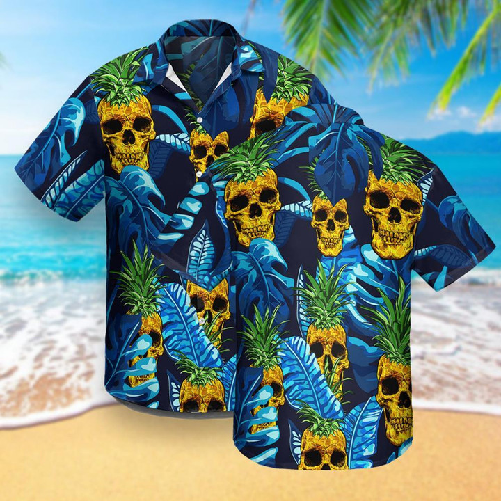 Tropical Skull Hawaiian Shirt  Unisex  Adult  HW1155 - 1