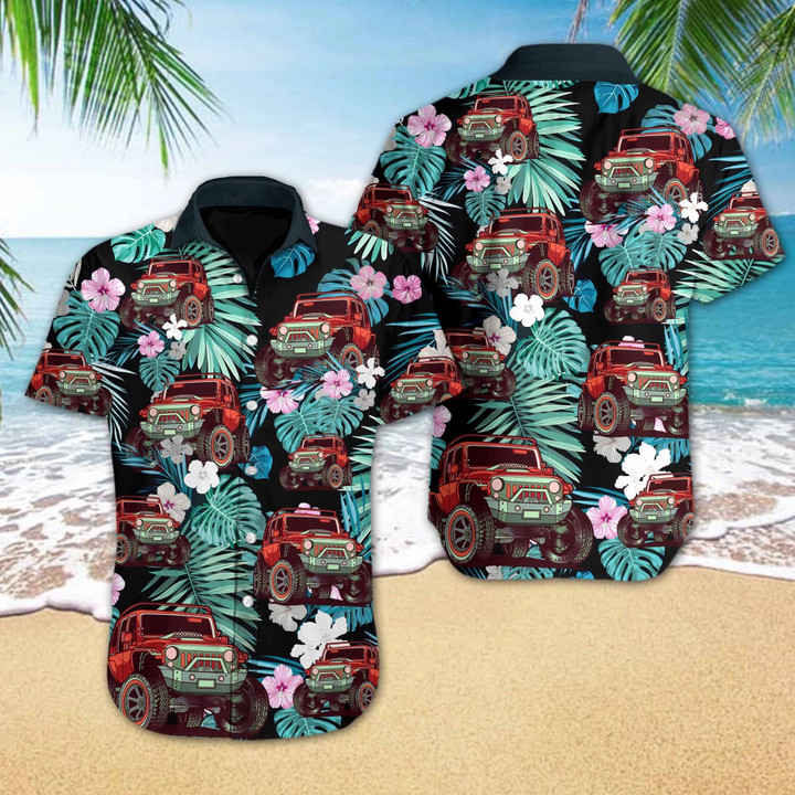 JP Flower Hawaiian Shirt  Unisex  Adult  HW3589 - 1