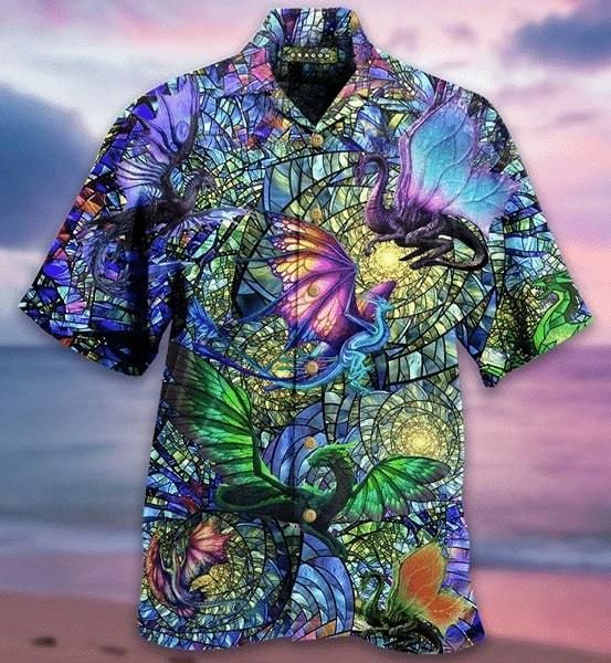 Dragon Crystal Hawaiian Shirt  Unisex  Adult  HW3809 - 1