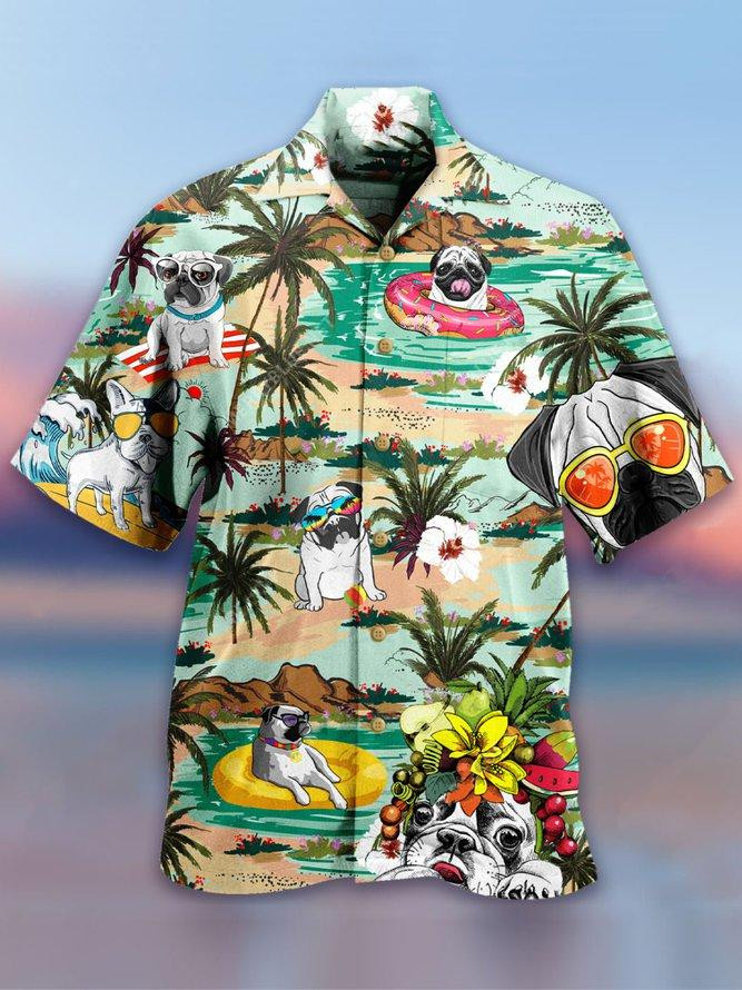 Pugs Hawaiian Shirt  Unisex  Adult  HW2354 - 1