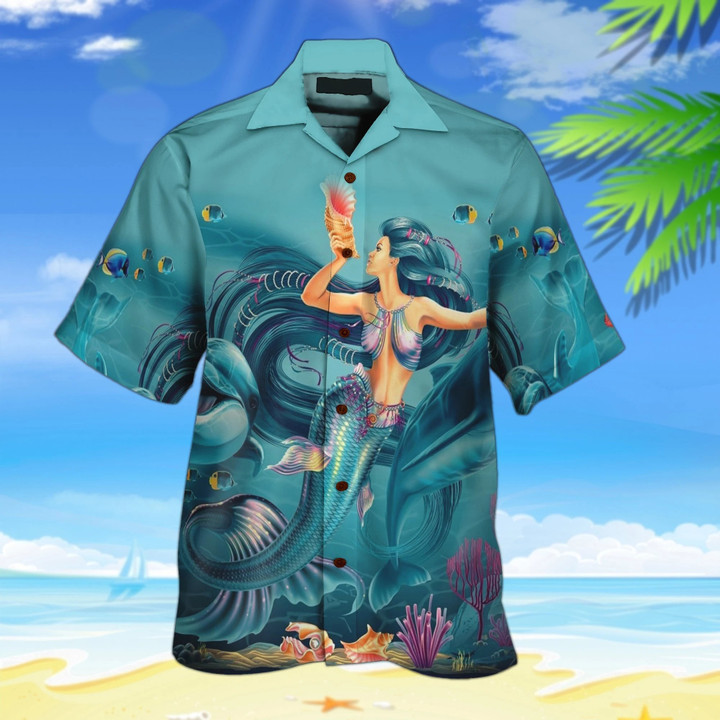 Mermaid Beautiful Hawaiian Shirt  Unisex  Adult  HW5978 - 1