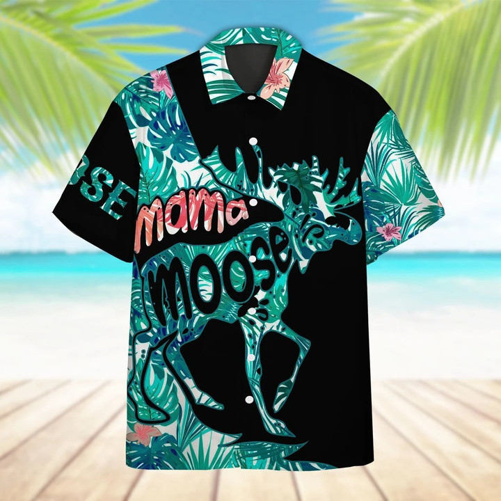 Mama Moose Mother Day Hawaiian Shirt  Unisex  Adult  HW4159 - 1