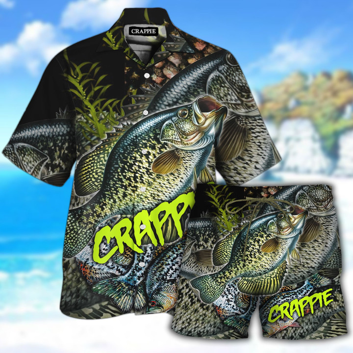 Crappie Fishing Hawaiian Shirt Set  Unisex  HS1058 - 1