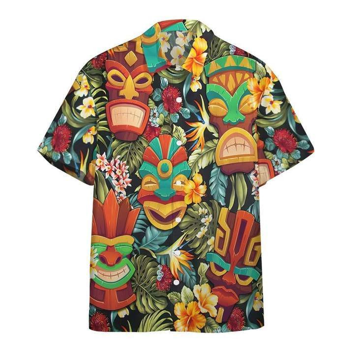 Tiki Head Hawaiian Shirt  Unisex  Adult  HW3561 - 1