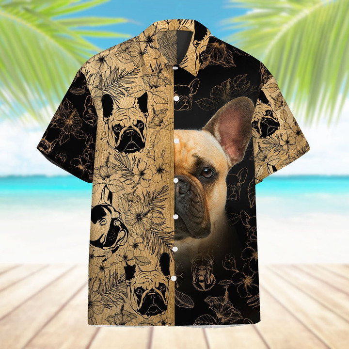 French Bulldog Hawaiian Shirt  Unisex  Adult  HW4152 - 1