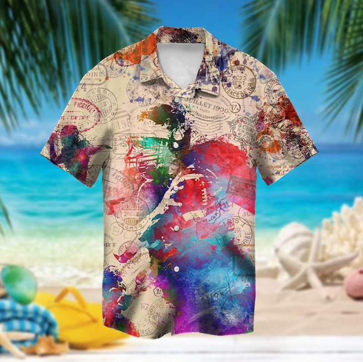The Homerun Hawaiian Shirt  Unisex  Adult  HW4490 - 1