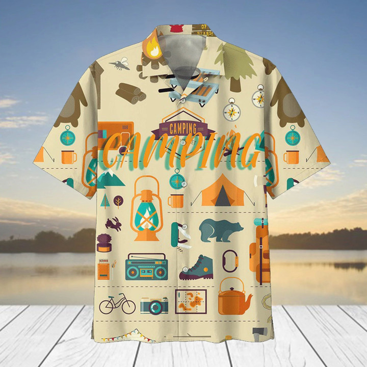 Camping Hawaiian Shirt  Unisex  Adult  HW5996 - 1