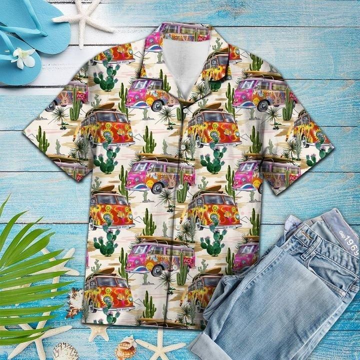 Cactus Hippie Hawaiian Shirt  Unisex  Adult  HW1400 - 1