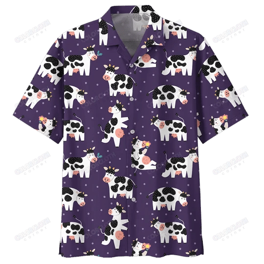 Cow Hawaiian Shirt TY096012 - 1