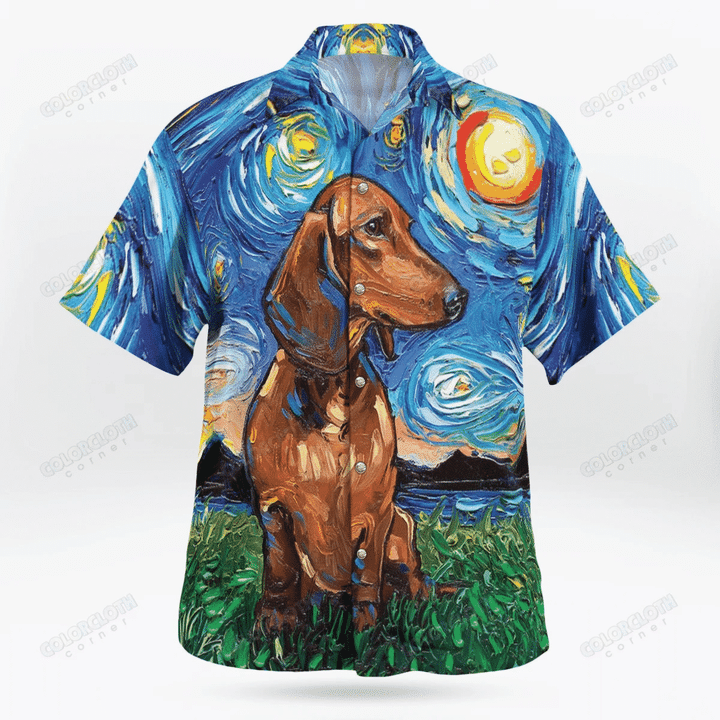 Dachshund Hawaii Shirt HT020803 - 1
