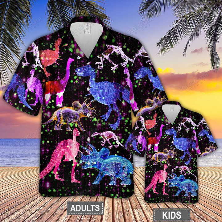 Dinosaurs World Summer Hawaii Shirt HT300603 - 1