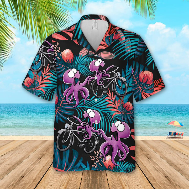Octopus Hawaiian Beach Shirt 05 - 1