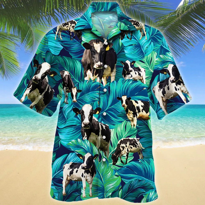 Holstein Friesian Cattle Lovers Hawaiian Shirt - 1