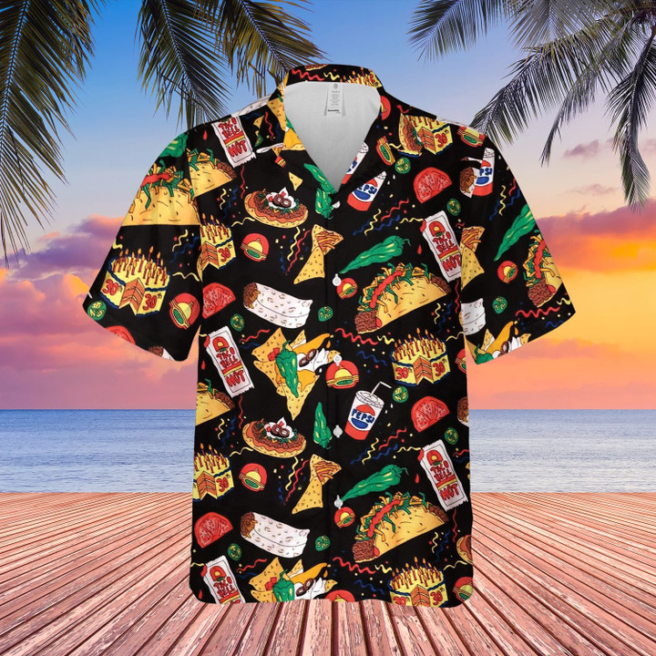 Taco Bell Hawaiian Shirt Taco Bell Outfit Gifts For Taco Lovers - 1