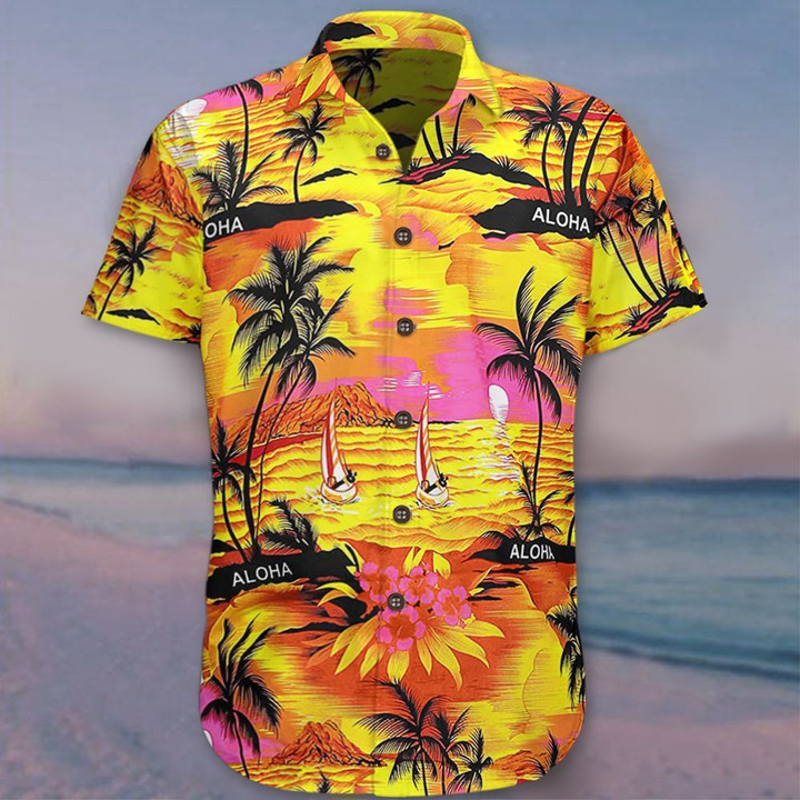 Aloha Beaches Shirt Summer Hawaiian Shirt Mens Womens Family Gift Ideas - 1