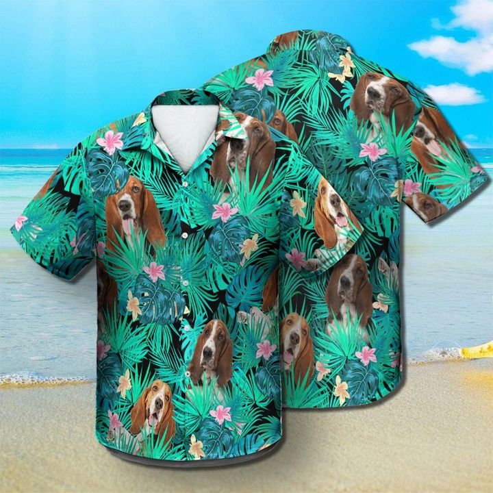 Basset Hound Hawaiian Shirt Dog Hawaii Shirt Summer For Guy - 1