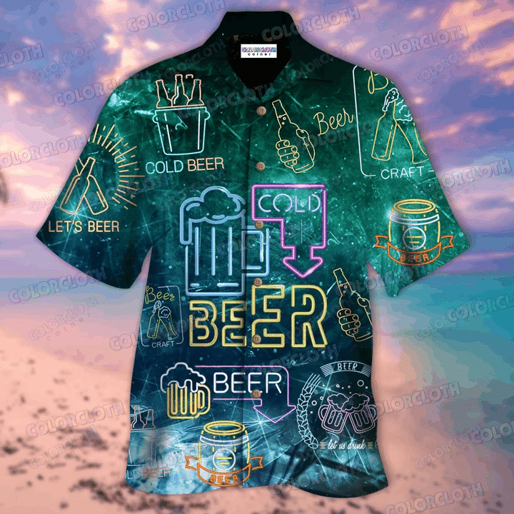 Cool Beer Make Me Happy Hawaiian Shirt TV202421 - 1
