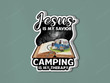 Camping Is My Therapy Sticker