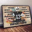 Personalized I Am American Football Player