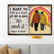 Personalized I Want To Hold Your Hand LGBT Couple Poster