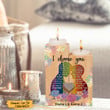 Personalized I Choose You Pride Candle Holder