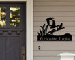 Metal Welcome Sign, Outdoor Welcome Sign, Housewarming Gift, Realtor Closing Gift, Welcome Sign, Home Metal Welcome Sign, Wedding Gift Ideas