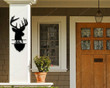 Custom Metal Address Sign, Deer Antler Metal House Numbers, Outdoor Metal - Mailbox Sign - Metal Address Plaque - Housewarming Gift