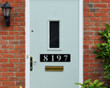 Rustic Address Planter, Address Sign, House Numbers Sign, Address Plaque, New House, Address Planter, Vertical Address Sign, Modern Numbers
