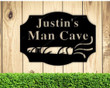 Personalized Man Cave Sign, Custom Man Cave Sign, Custom Cigar Sign, Cat Cave, Game Room Sign, Custom Bar Sign, Father&#39;s Day Gift Cigar Sign