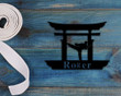 Custom Name Sign, Personalized Karate Name Sign, Personalized Metal Name Sign, Karate Wall Hanger, Nursery Decor, Sport Home Decor Gift Idea