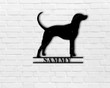 Custom Metal Dog Name Signs, Personalized Metal Sign for Dog, Pet name sign, personalized gift for dog lovers, Custom Gift for dog lovers