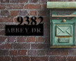 Modern Address Numbers, Address Sign, House Numbers, Modern Address Sign