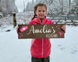 Personalized Girl Room sign, Princess ballerina sign, Custom Girl Room sign, Wooden Girls sign
