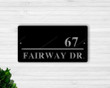 House Number Plaque, Modern House Numbers, Metal Address Sign, Address Plaque, Personalized Street Sign, House number sign