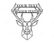 Personalized Deer Sign, Established Last Name Family Sign, Gift for Him, Christmas Gift, Metal Hunting Cabin Sign, Deer Hunter Sign