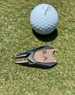 Personalized divot tool with magnetic ball marker, Custom divot tool, Personalized ball marker, Personalized golf gift, fathers day gift.
