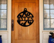Monogram Ornament Metal Sign, Door Hanger, Christmas, Christmas Decor, Christmas Wreath, Custom Christmas, Monogram, Metal Signs, Holiday