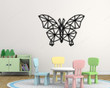 Butterfly Geometric Metal Wall Art / Butterfly Wall Decor / Metal Wall Decor / Kid&#39;s Room Decor / Living Room Decor / Nursery Decor
