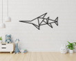 Geometric Marlin, Marlin Metal Wall Art, Beach Decor, Swordfish Metal Wall Art