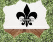 Louisiana Customized Sign, Wall Mount Personalized Fleur De Lis, Pesonalized Fleur De Lis, Last Name Fleur De Lis, Fleur De lis sign,sign