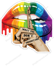 25 PCS Stickers Pride, LGBTQIA +, Trans, Bi Flag Sticker, Rainbow Pride Sticker, LGBT Gifts
