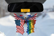 3 PCS Pride, LGBTQIA +, Trans, Bi Flag Carornament, Rainbow Pride